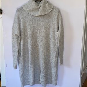 Madewell cowel neck sweater dress